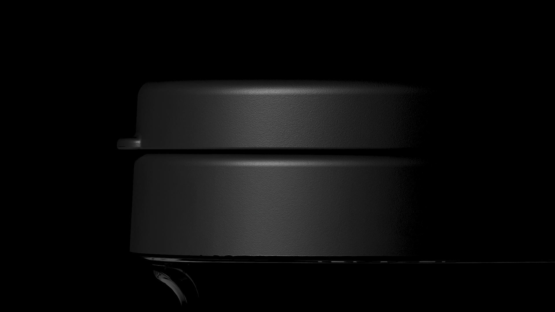 The cap of a black Stromeshaker