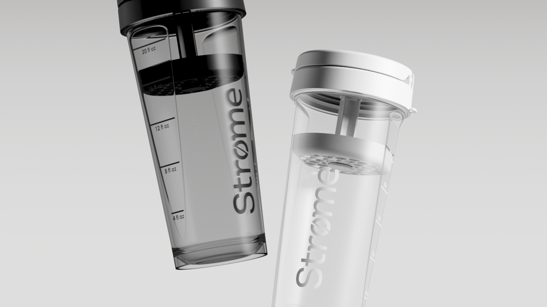 Black and white Stromeshaker